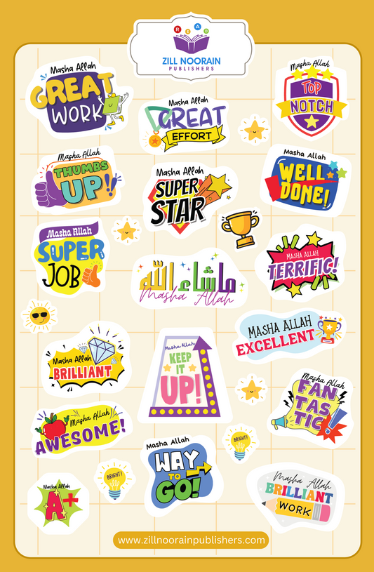 Masha Allah stickers  - English