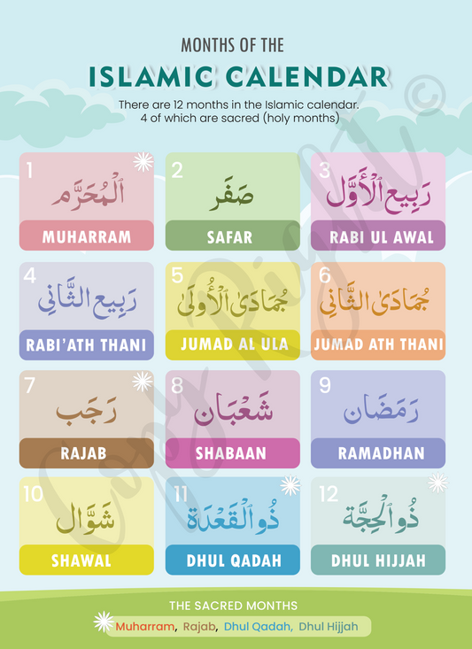 Islamic Calendar - Poster