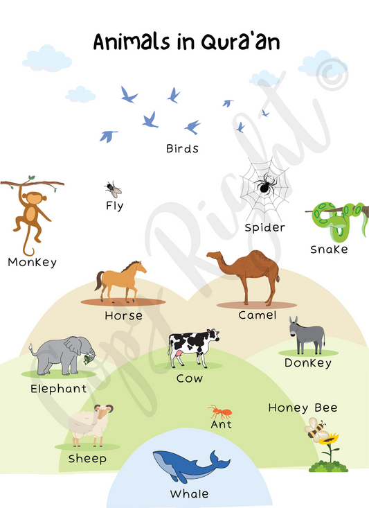 Animals In Quran - Poster